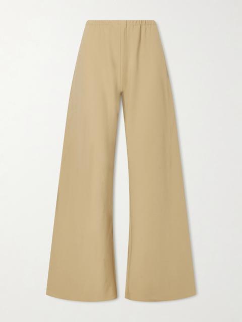 LA LIGNE Colby Recycled Stretch-crepe Wide-leg Pants