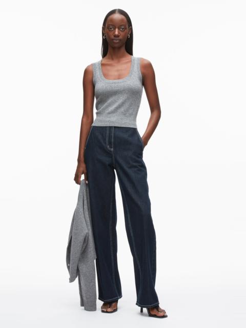 3.1 Phillip Lim Wool Cashmere Scoop Neck Tank