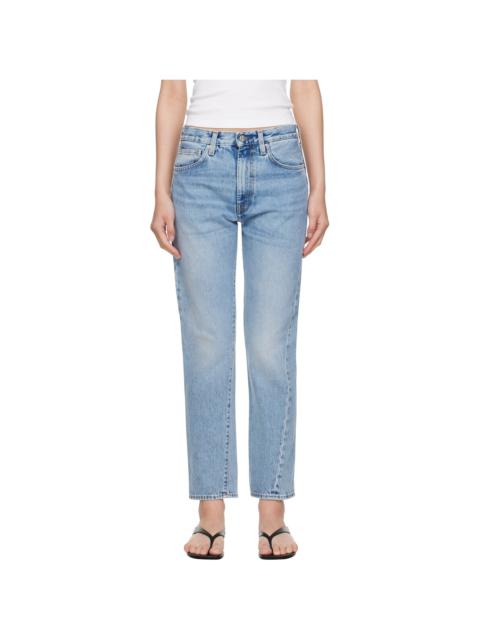 Totême Blue Twisted Seam Jeans