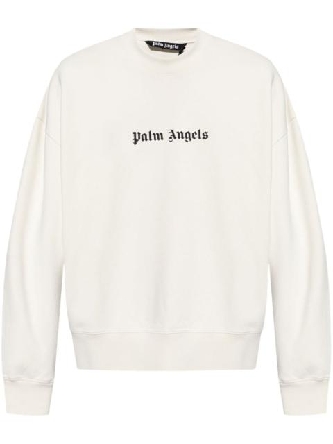 Palm Angels logo-print sweatshirt