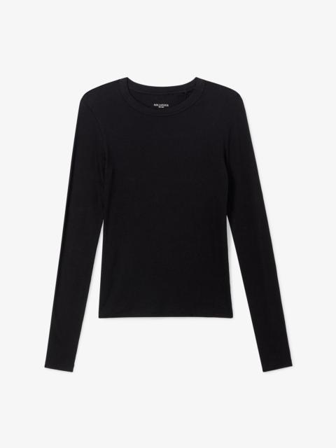 M.M.LaFleur Malley Fitted Tee - Ribbed Pima Cotton