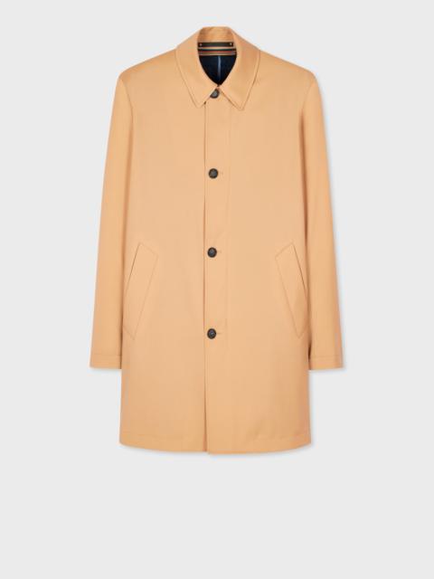 Paul Smith Tan 'Storm System' Wool Mac With Detachable Gilet