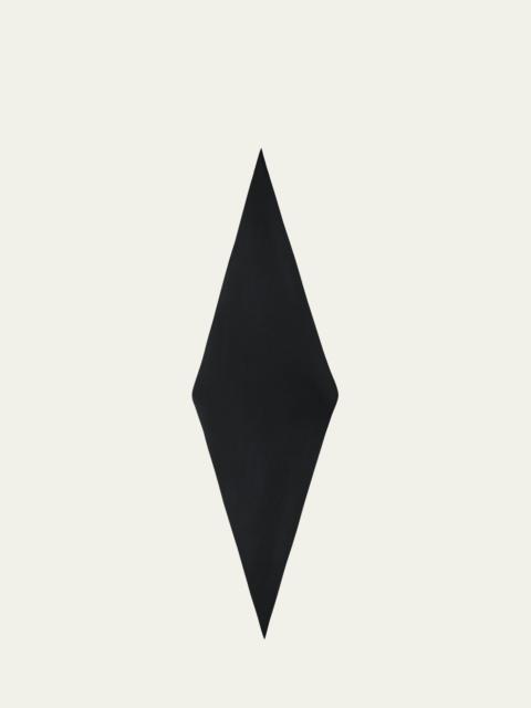AKRIS Trapezoid Cashmere Silk Scarf