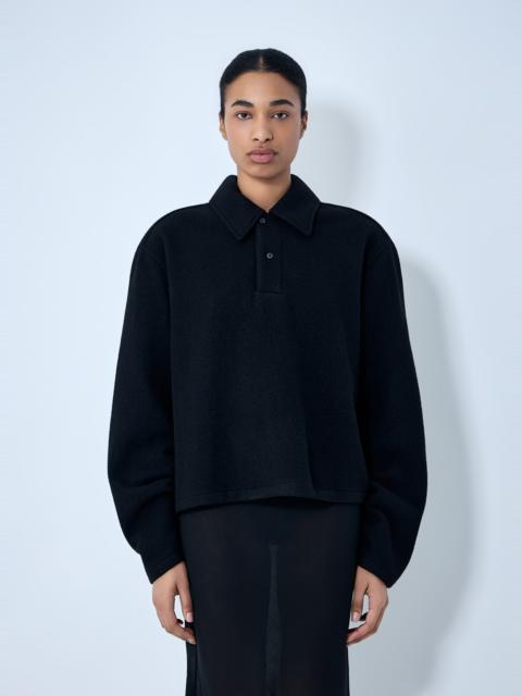 RIER Wool Blend Polo Sweater