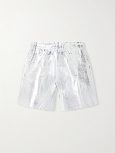 SATISFY Straight-Leg 5" Logo-Appliqu&eacute;d Printed PeaceShell&trade; Shorts