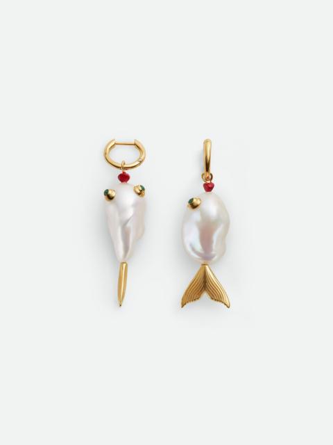 Bottega Veneta Fish Earrings