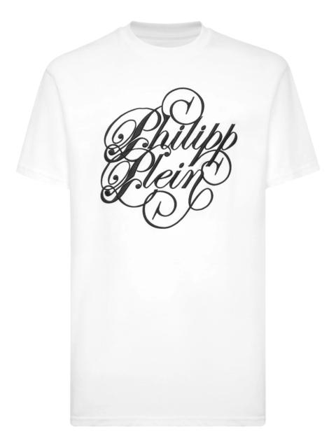 PHILIPP PLEIN Plein Coursive-embroidered T-shirt