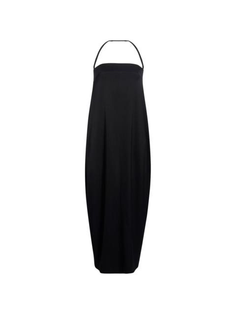 Another Tomorrow cocoon halterneck maxi dress