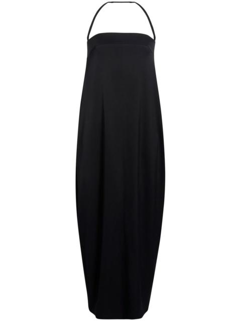 Another Tomorrow cocoon halterneck maxi dress