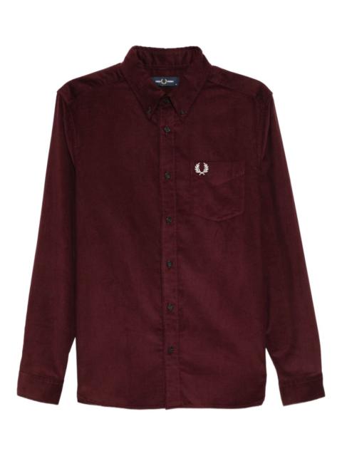 Fred Perry logo-embroidered shirt