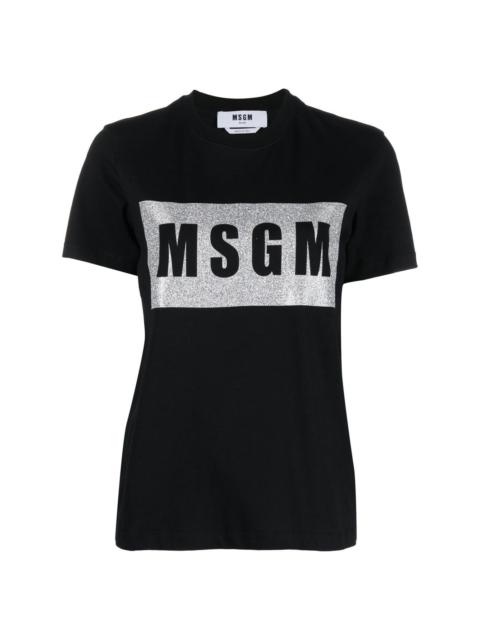 MSGM logo-print cotton T-shirt