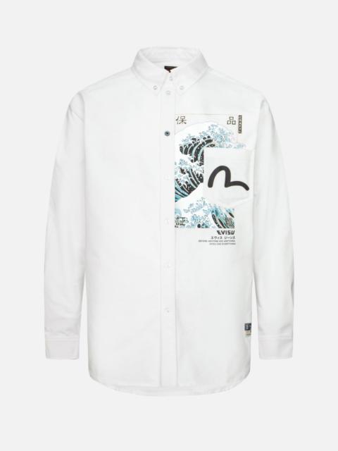 SEAGULL AND THE GREAT WAVE
PRINT RELAX FIT SHIRT