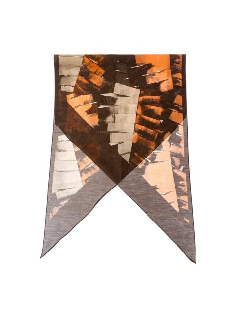 FERRAGAMO Ferragamo Silk-Blend Scarf