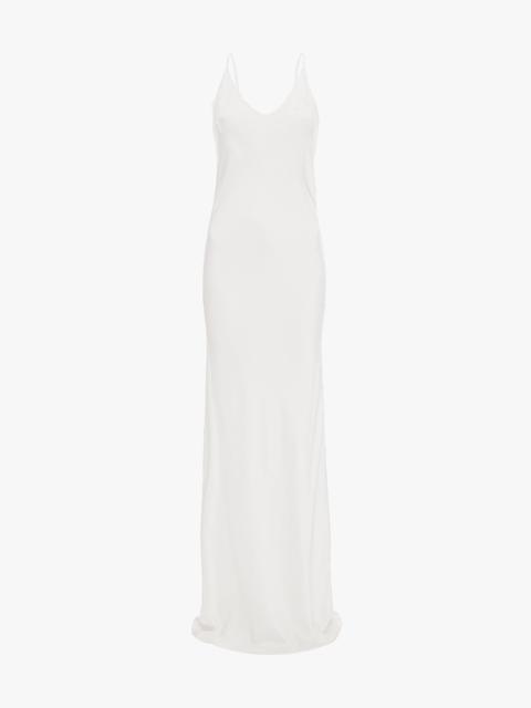 Victoria Beckham Lace Cami Dress In Magnesium