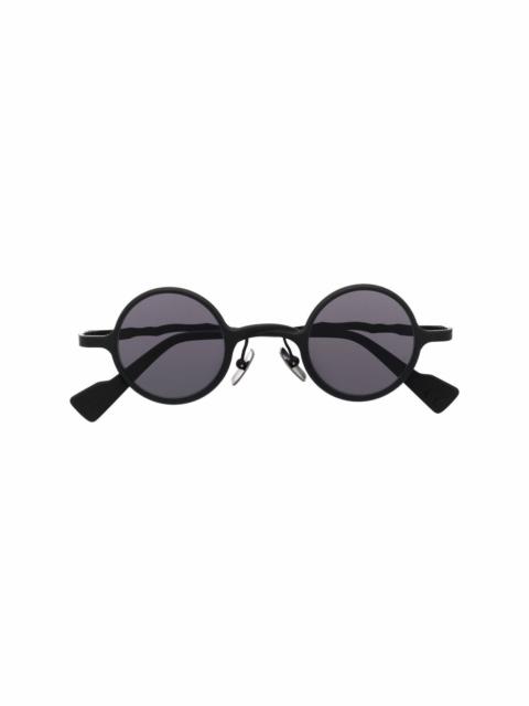 Kuboraum knarled-arm rounded sunglasses