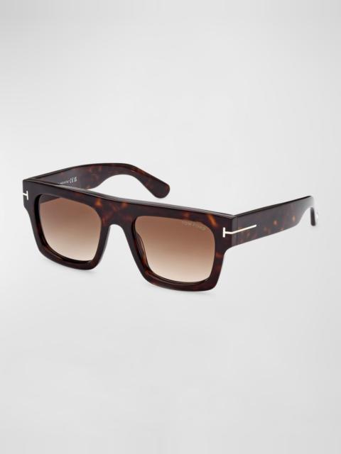 TOM FORD Fausto Square Acetate Sunglasses