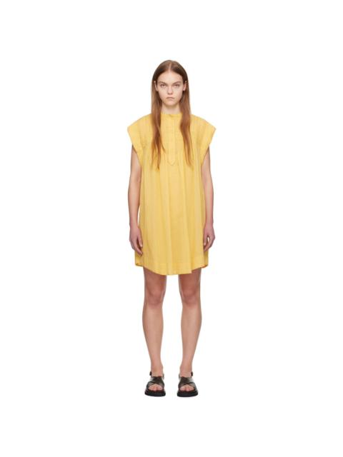 Isabel Marant Étoile Yellow Leazali Minidress