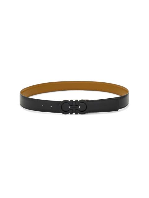 reversible Gancini belt