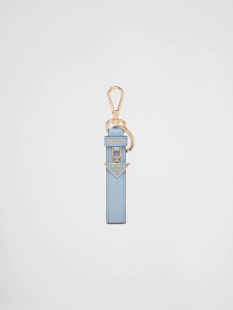 Prada Saffiano leather keychain