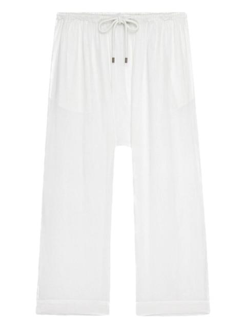 THE GREAT. Reef drawstring trousers