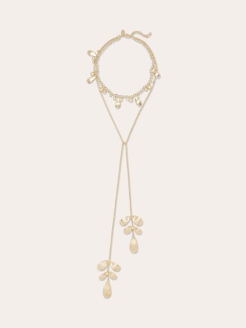 RAMY BROOK Anya Flower Lariat Necklace