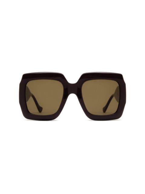 GUCCI GG oversized square-frame sunglasses