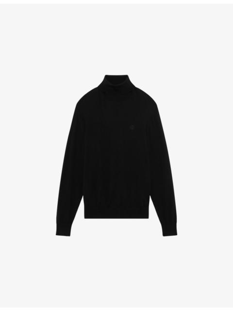 The Kooples Roll-Neck Long-Sleeve Wool Jumper