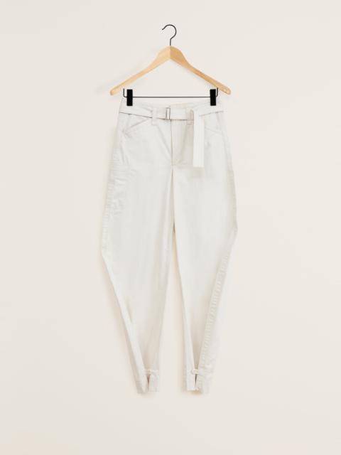 Lemaire BELTED TAPERED PANTS