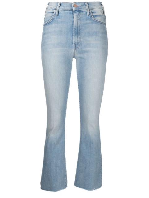 MOTHER high-rise ankle-length bootcut jeans