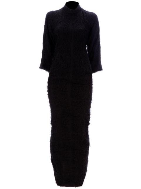 Rick Owens textured maxi dress