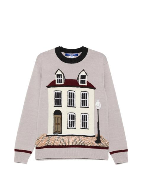 Junya Watanabe MAN Junya Watanabe House-graphic Crew-neck Sweater