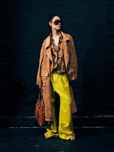 R13 OVERSIZED HOODED COAT