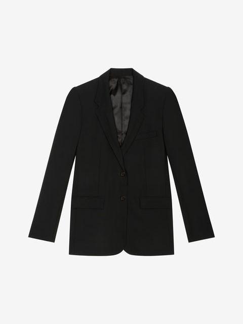 ジャケット Isabel Marant HADIYA TUXEDO JACKET (VE0204FA_A4D06I01BK) Isabel Marant Hadiya Tuxedo Jacket In Black | ModeSens