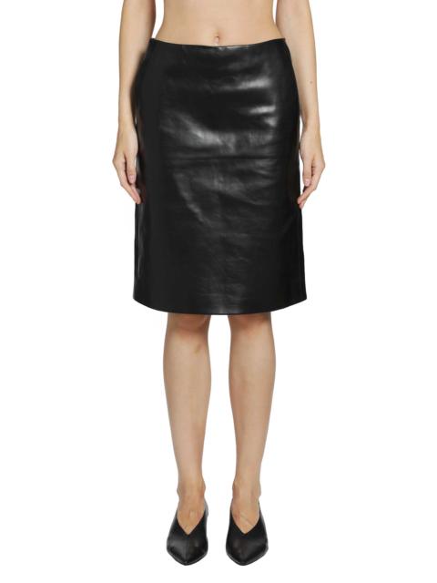 Jil Sander Leather Skirt