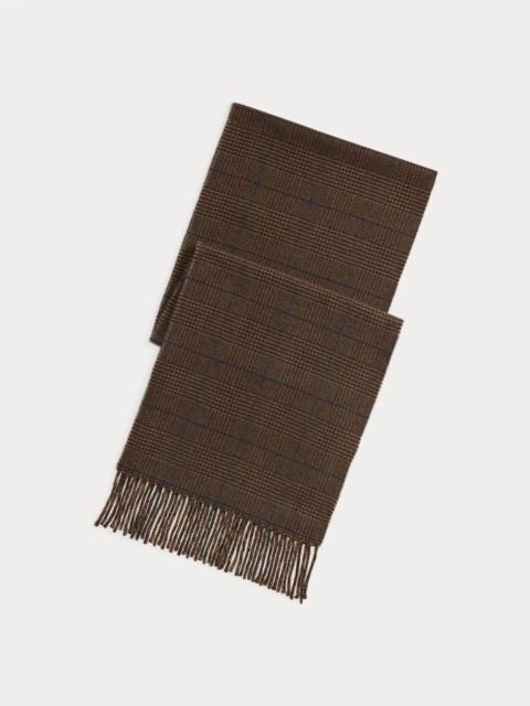 Polo Ralph Lauren Glen Plaid Cashmere-Wool Scarf