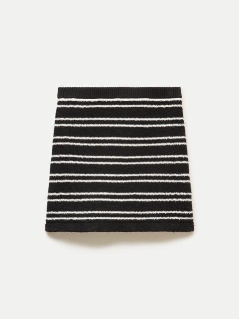 J.CREW Mini knit sweater-skirt in stripe