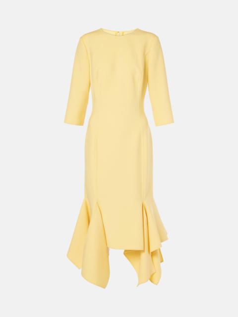 Oscar de la Renta Wool-blend midi dress