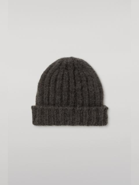 Johnstons of Elgin Byrne Dark Grey Cashmere Silk Beanie