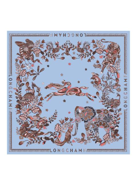 Longchamp Forêt Longchamp Silk scarf 90