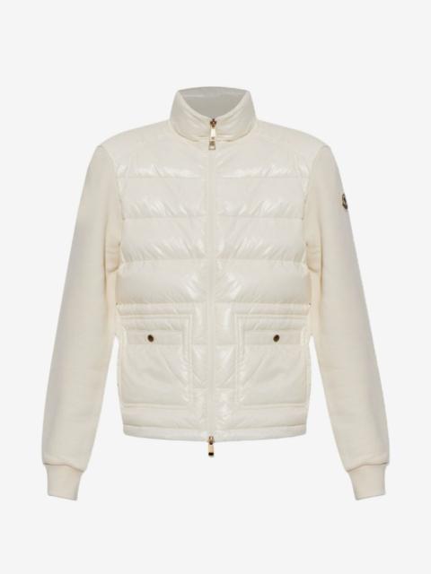 Moncler horizontal-quilted padded jacket