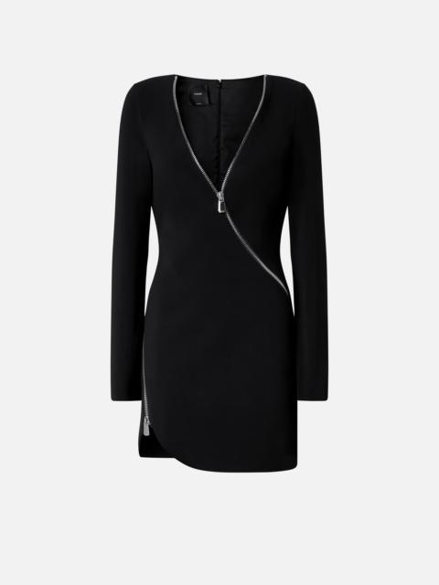 MINI DRESS WITH METAL ZIP