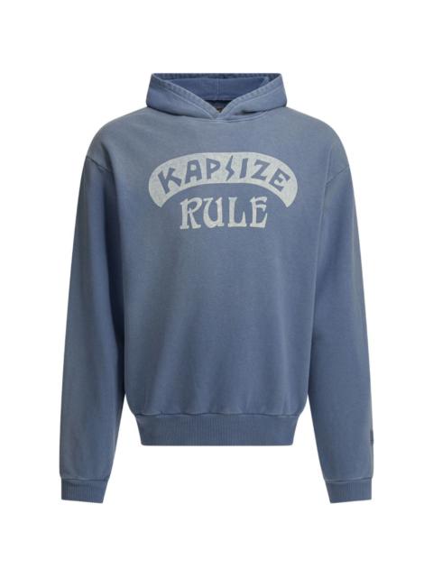 Kapital graphic hooded sweater