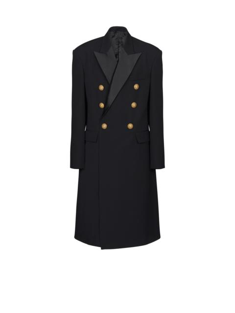 Long military-style coat