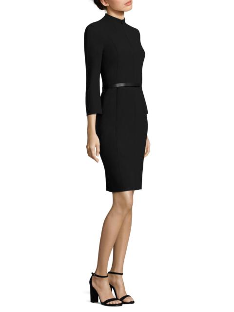 AKRIS Women's Belted Sheath Dress - Black