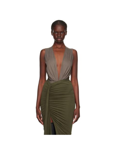 Rick Owens Lilies Gray Gia Bodysuit