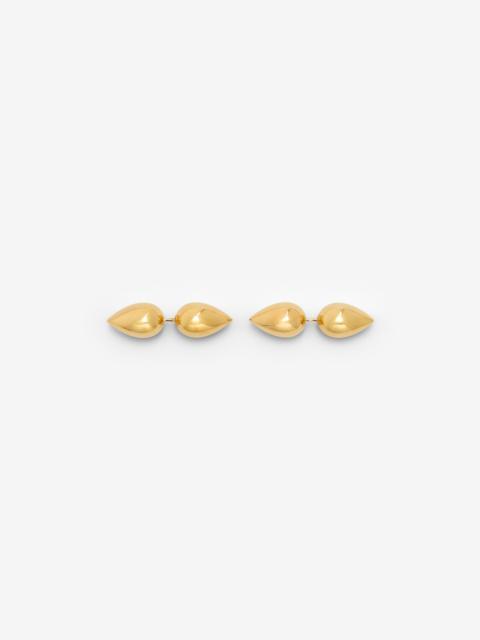 Gold-plated Spear Stud Earrings