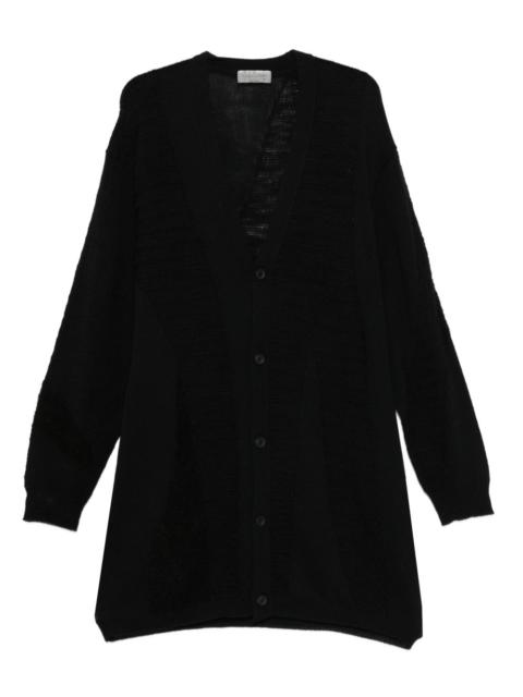 Yohji Yamamoto buttoned-front long cardigan
