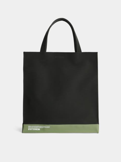 Stutterheim Stylist Bag Matte Black/Dry Green