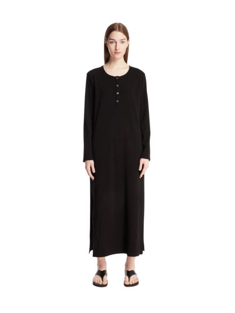 The Row Black Cotton Dress