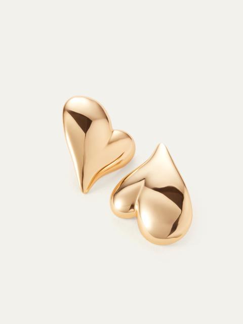 JENNY BIRD Mega Art Heart Button Earrings
